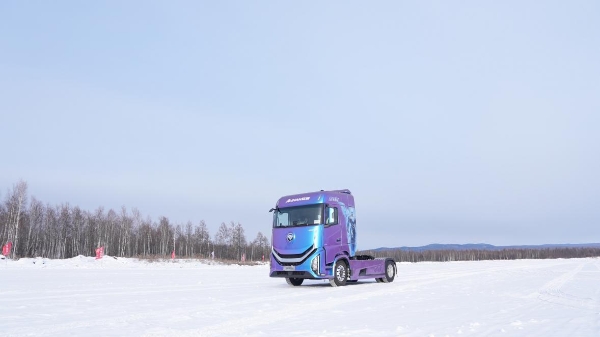 10分钟除霜+11分钟升温至15℃！欧曼银河纯电重卡极寒测试 守护运输舒适安全