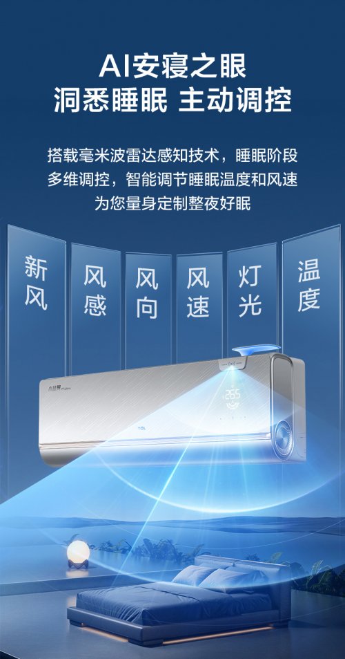 新春睡眠不将就！TCL小蓝翼P7 Ultra AI健康空调守护冬季每一夜好眠 