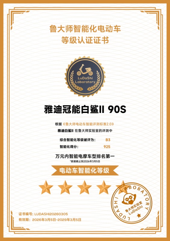 雅迪冠能再树新标杆！“国民智能”新标准3.22全球首发 