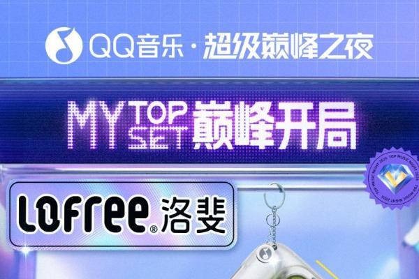 QQ音乐超级巅峰之夜联合HEAD海德、Lofree洛斐，开启MY TOP SET巅峰开局！ 