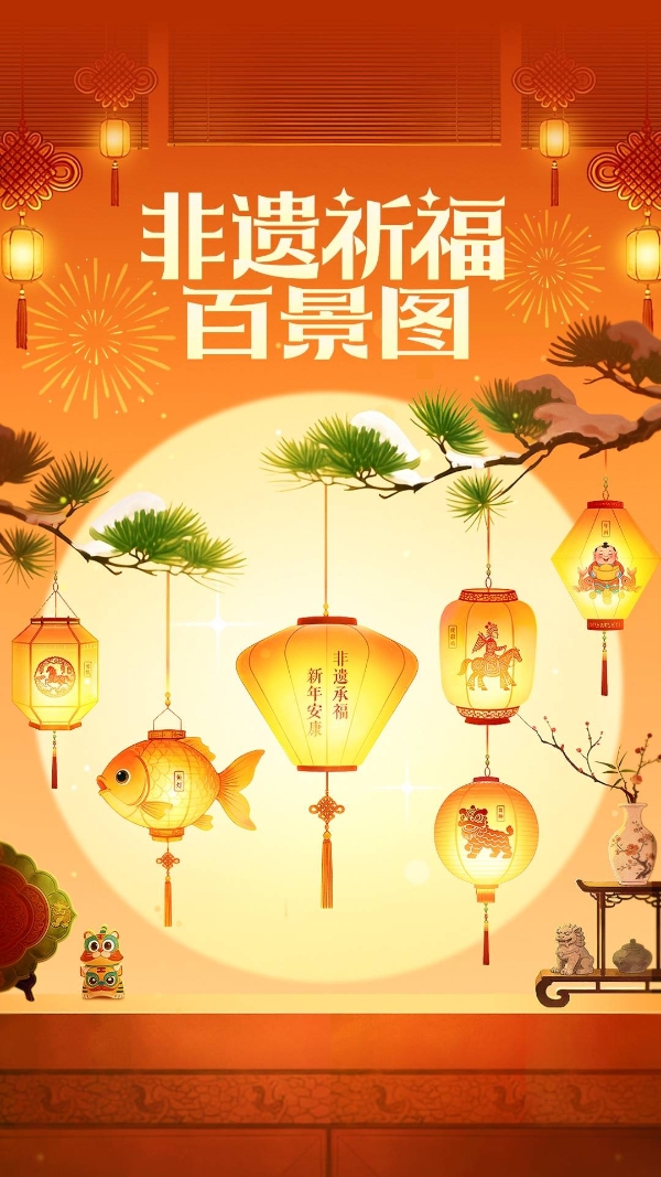 古韵承福韵，百景见非遗：「非遗祈福百景图」圆满落笔 