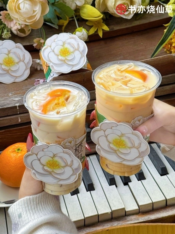 橙漫山茶花到柚见橙漫，书亦烧仙草用“姐妹款”解锁初春氛围感 