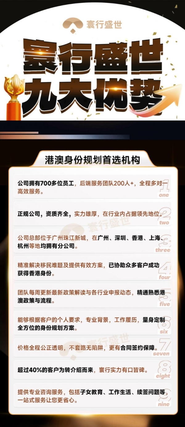  寰行盛世：2026香港优才政策红利，精准匹配开启新篇 