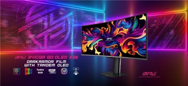 超越速度与画质边界：微星MPG 341CQR QD-OLED X36流光显示器解读 