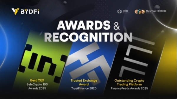BYDFi 获评 Crypto Expo Europe 最佳一体化加密交易平台 