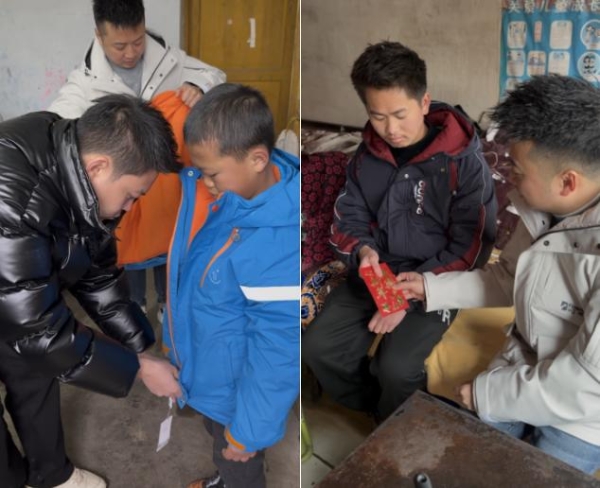 808爱在行动，老葛团队春节前夕赴贵州安顺关爱困境儿童  