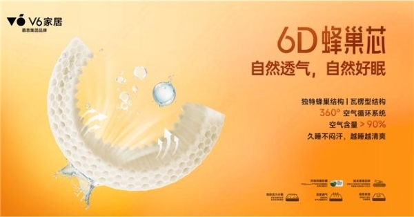 V6家居6D蜂巢芯系列新品发布会：用极限测试，重新定义年轻人的科技睡眠 