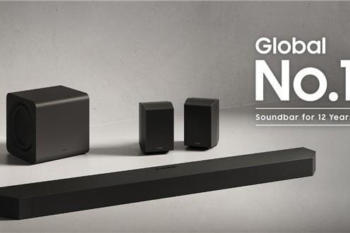 三星电子连续12年蝉联全球条形音响销量第一 