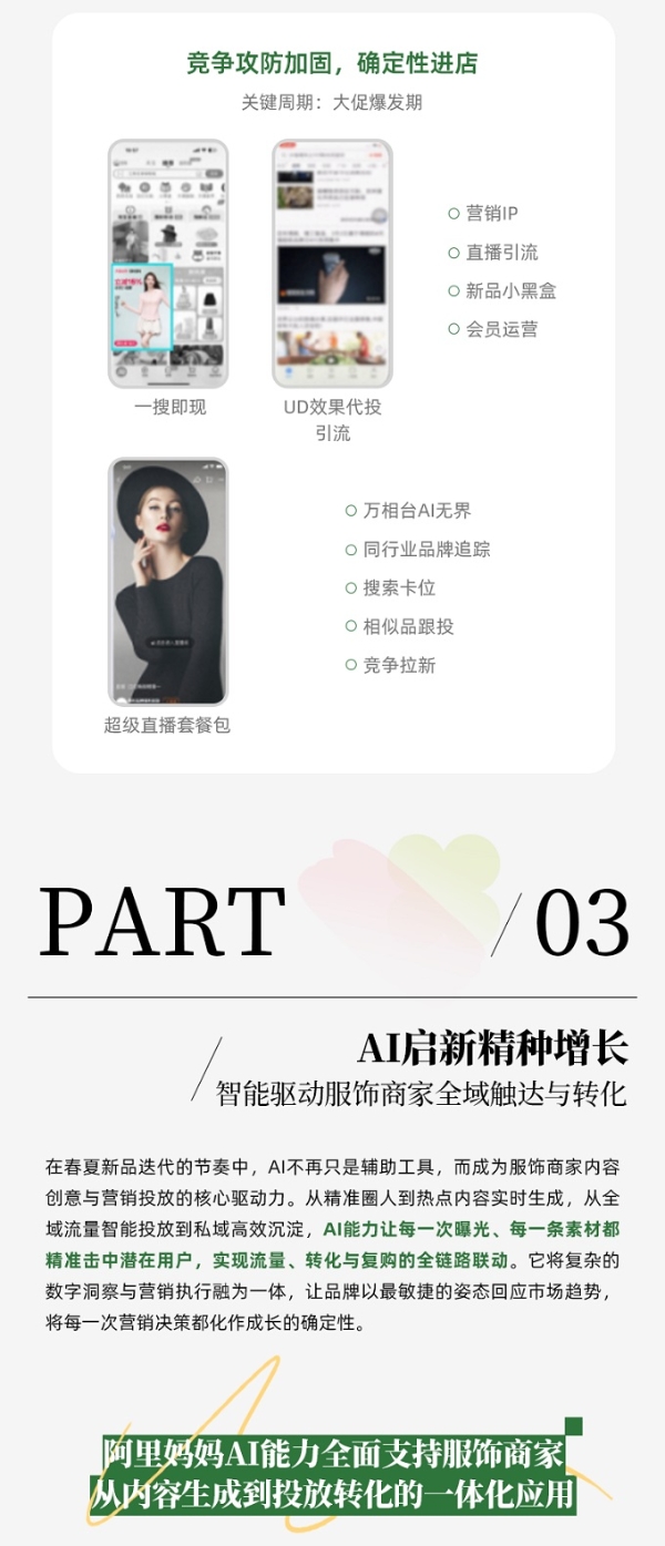 春上新服饰行业呈品质悦己新趋势，AI助力商家一体化投放，实现从流量到留量转化丨经营蓝宝书行业篇 