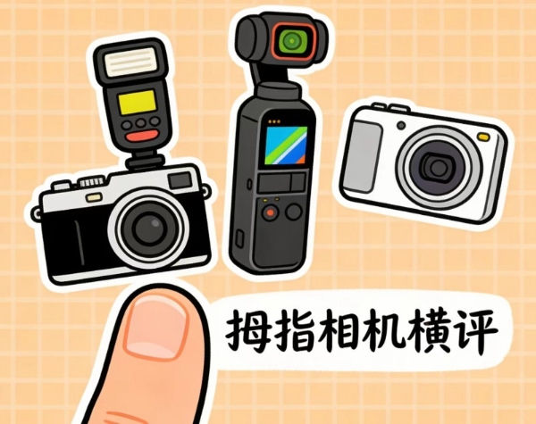 热门拇指相机硬核横评，谁是你的“随身记录官”？ 