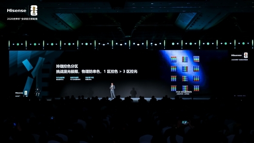 多看 1.2 亿极致色彩！海信首发玲珑真彩背光技术