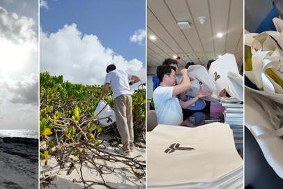 以环保续航山海，白小T“续航计划”在西沙书写品牌担当