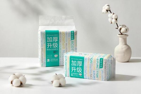 全棉时代棉柔巾，100%棉带来100%安心 