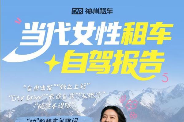 神州租车发布女性租车自驾数据 自驾出行“她力量”持续释放 