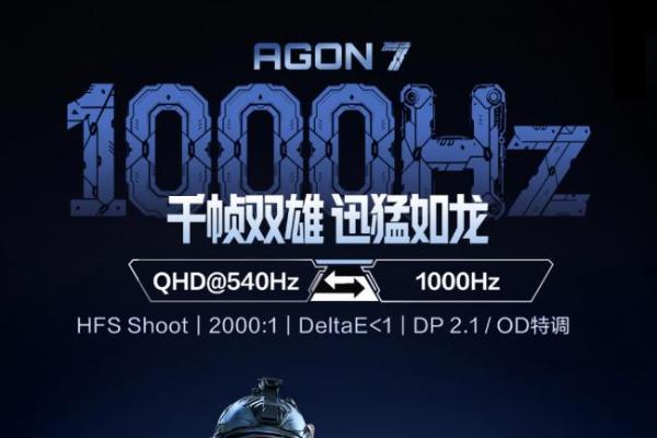 破局双模，原生千帧！AGON爱攻双模千帧电竞显示器AGP277QK重磅上市