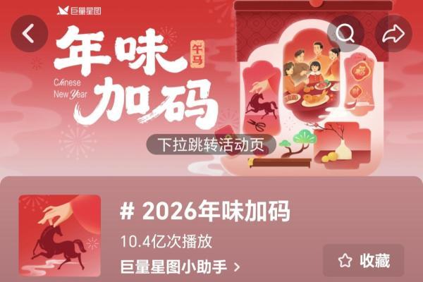 以“年味”为情感原点，巨量星图「2026年味加码」塑造新春营销范式