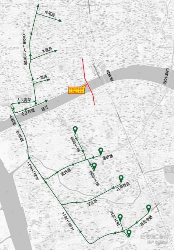 倒计时开始！解放大桥4月11日起全封闭，绕行路线提前收藏！ 