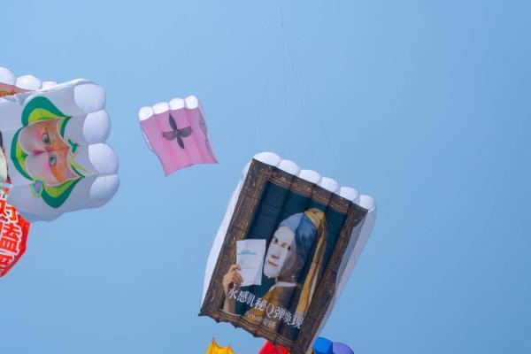 风筝线牵起修护力：安研B5面膜用一只“珍珠少女”飞进潍坊风筝节 