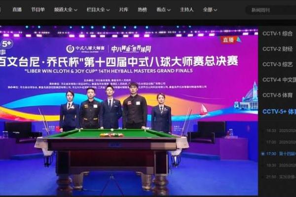 “利百文台尼·乔氏杯”第十四届中式八球大师赛总决赛圆满落幕！ 