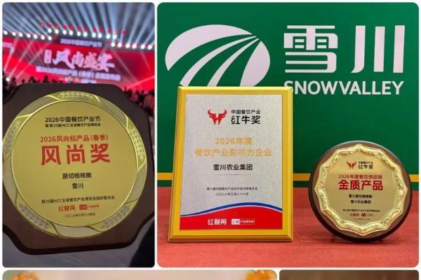引领行业峰尚丨雪川亮相HCC全球餐饮产业博览会，实力斩获多重殊荣 