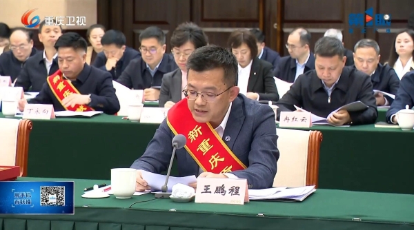 最高荣誉！海辰储能王鹏程荣膺“新重庆贡献奖提名奖” 并发言 