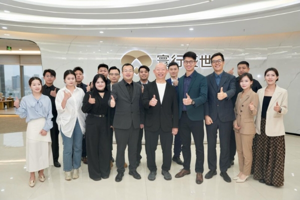 大湾区经贸协会赖国伟博士到访寰行盛世 共推跨境人才服务高质量发展 