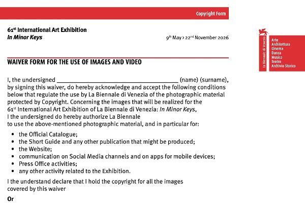 杨烨炘受邀参加2026第61届威尼斯艺术双年展 