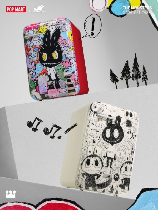 泡泡玛特THE MONSTERS生活家系列冷藏箱来了！ Home款京东全球率先发售