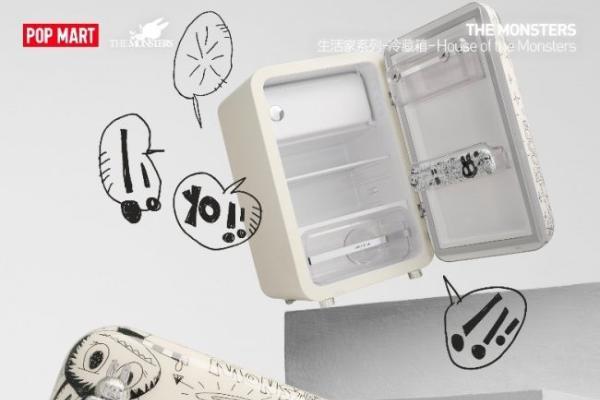 泡泡玛特THE MONSTERS生活家系列冷藏箱来了！ Home款京东全球率先发售