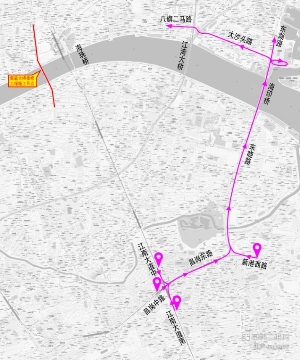 注意！广州解放大桥将于4月11日0时起全封闭维修施工，绕行攻略请收好！ 