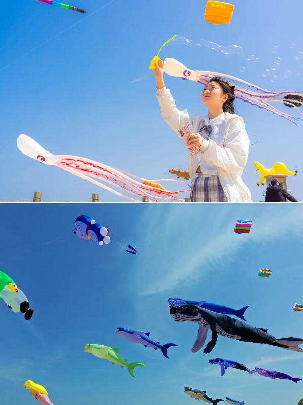 欢迎你的春天，盛开在海边丨五一来那香海，开启与风筝、与艺术、与大海的浪漫相遇！ 