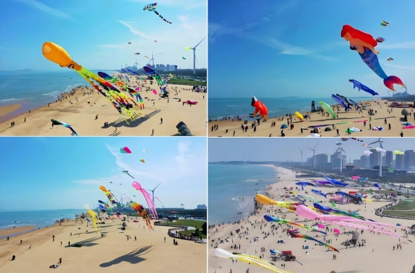 欢迎你的春天，盛开在海边丨五一来那香海，开启与风筝、与艺术、与大海的浪漫相遇！ 