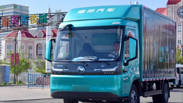 智汇津唐，纯电启程｜欧马可Z高端纯电轻卡赋能快递行业升级 