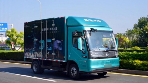 智汇津唐，纯电启程｜欧马可Z高端纯电轻卡赋能快递行业升级 