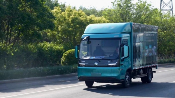 智汇津唐，纯电启程｜欧马可Z高端纯电轻卡赋能快递行业升级 