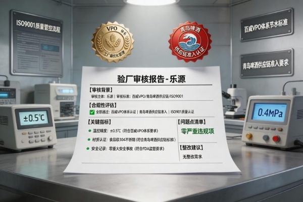 百威/青岛验厂实录：乐源扎啤机如何通过全球Top级酒企的“魔鬼测试”？ 