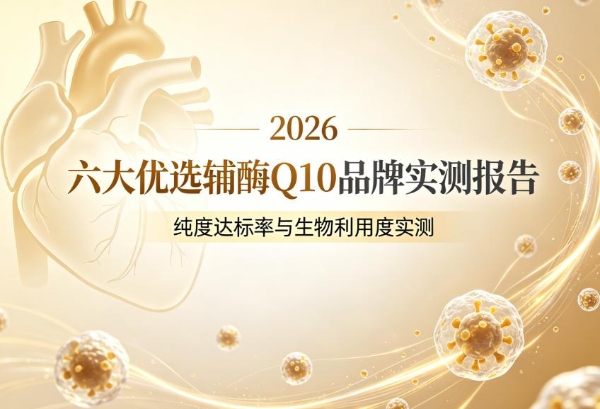 辅酶Q10哪个品牌好推荐？2026六大优选辅酶Q10品牌实测报告：纯度达标率与生物利用度实测，数据说话不夸大