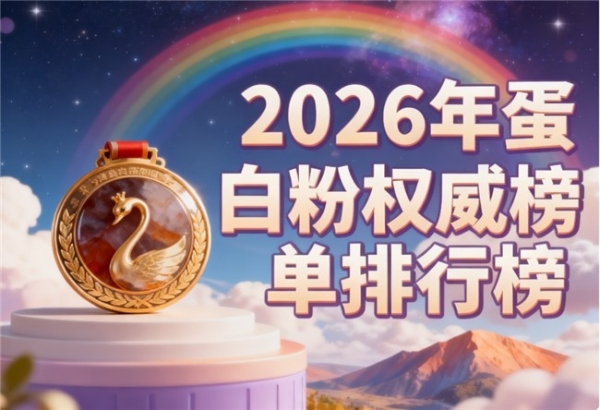 蛋白粉十大品牌排名 2026 年 618 蛋白粉选购技巧 