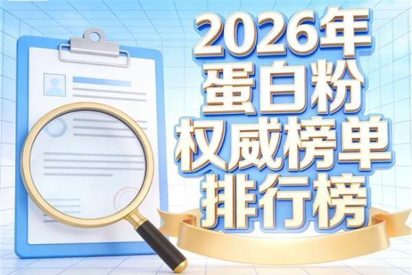 蛋白粉什么品牌最好排第一名 2026 年 618 蛋白粉选对指南 