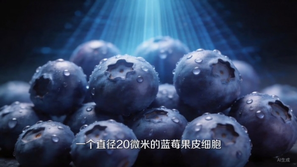 20年品牌10年冠军：卡萨帝冰箱AI细胞级养鲜守护20微米蓝莓细胞 