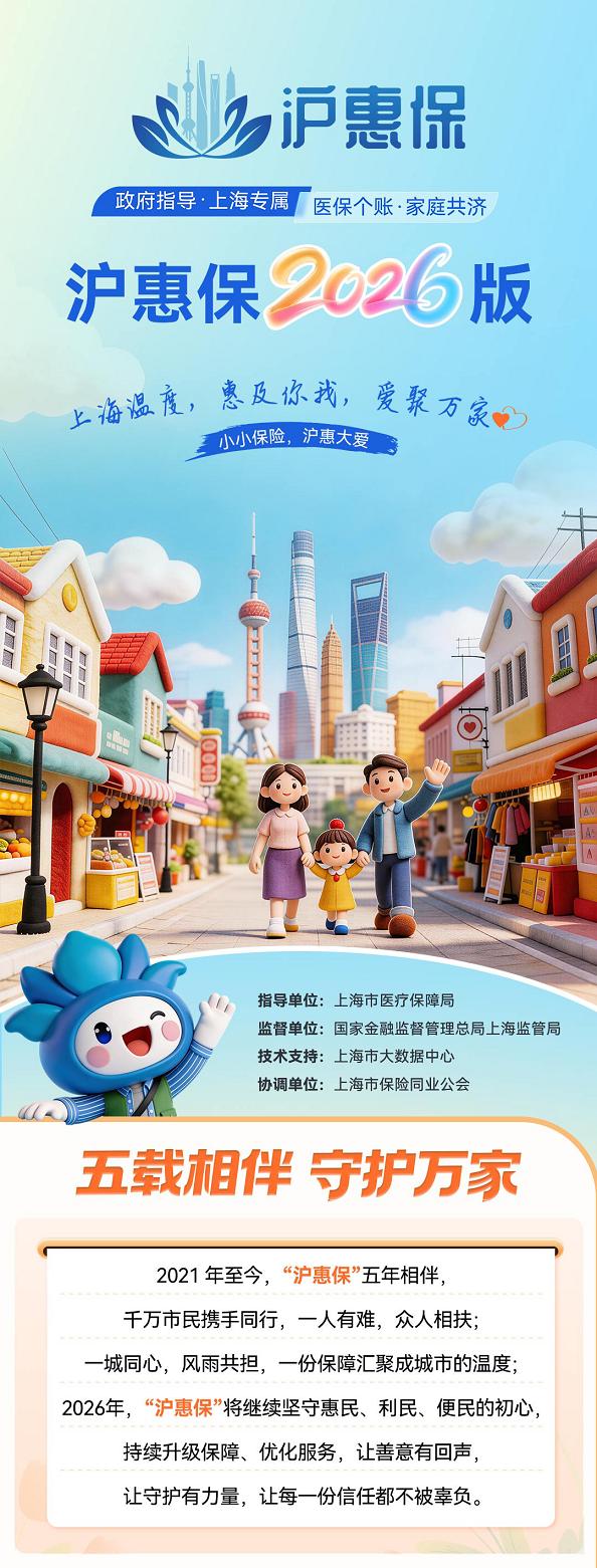 2026年度“沪惠保”5月25日参保正式开启 科技赋能 服务提质 持续深化惠民初心 