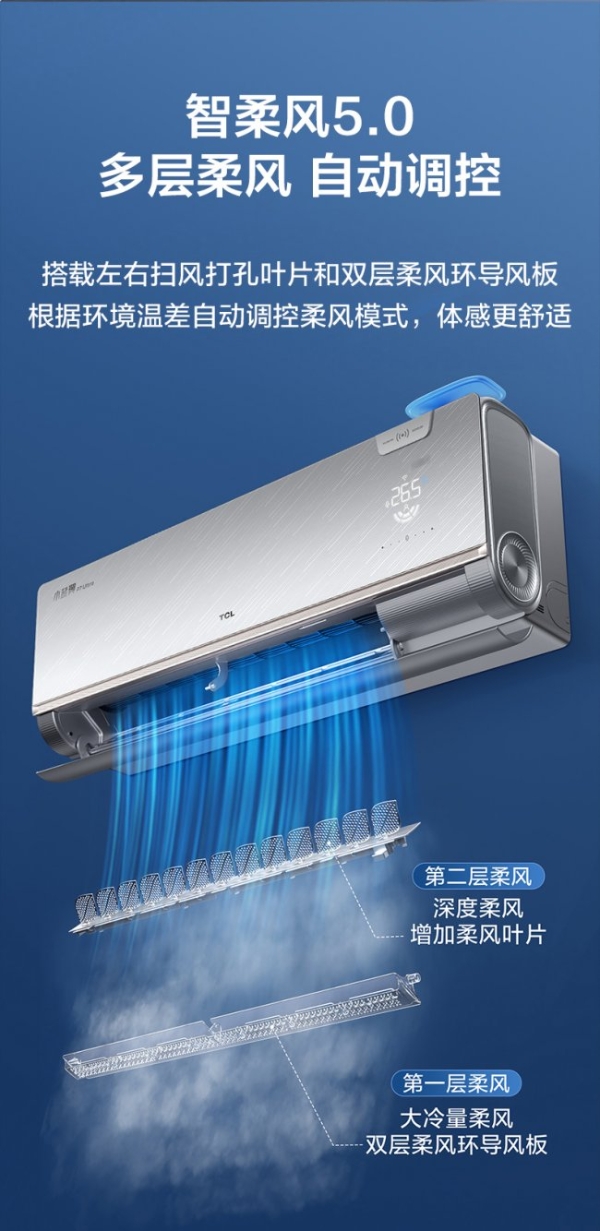高考冲刺期，TCL小蓝翼P7 Ultra AI健康睡眠空调守护考生深度睡眠