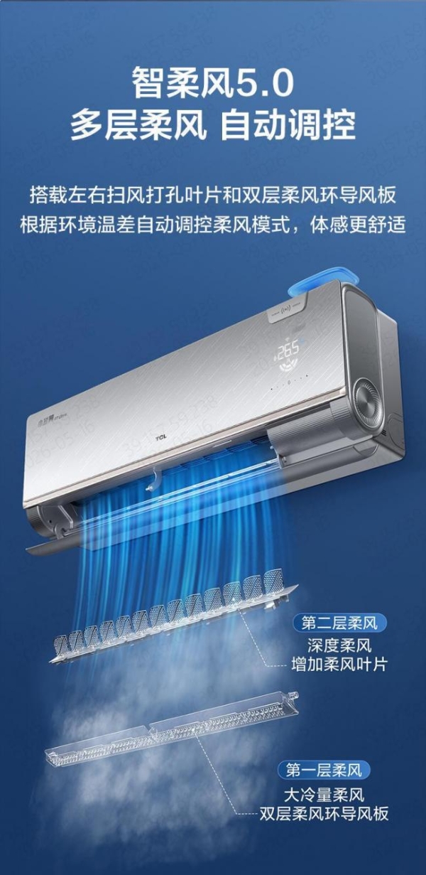 告别夏夜辗转反侧！TCL小蓝翼P7 Ultra AI健康睡眠空调打造深睡空间