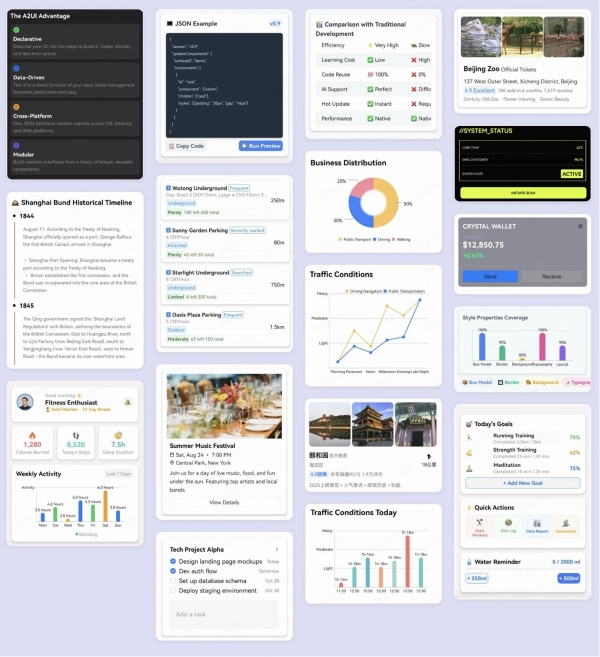 高德发布鸿蒙首个生成式 UI 开源框架 AGenUI，告别传统 UI 开发模式 