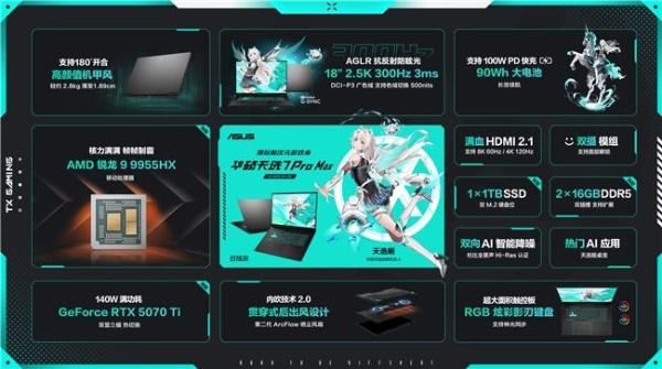 华硕京东重磅新品日 华硕天选7系列游戏本首发开售 