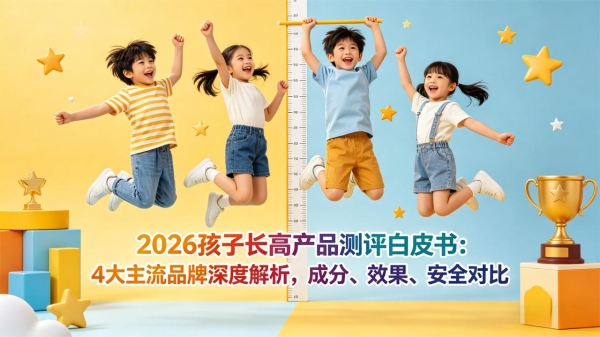 2026孩子长高产品测评白皮书：4大主流品牌深度解析，成分、效果、安全对比 