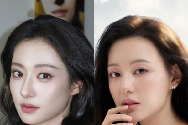 内娱撞脸韩星的女明星们 