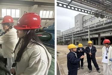 “声纳万象”大学生调研实践团队走访上虞新和成生物化工有限公司 
