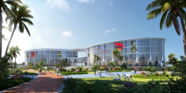 全球首个国际化羽毛球教育标杆落地，北京外国语大学附属海南外国语学校 - 林丹国际羽毛球教育中心正式开工 