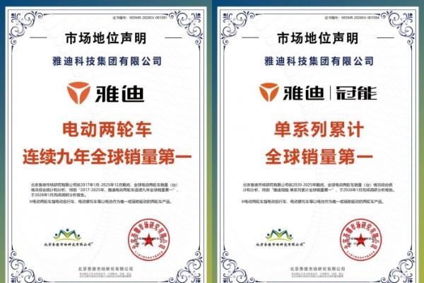 凭热爱，勇闯十年：雅迪与全球1亿用户的“双向奔赴” 